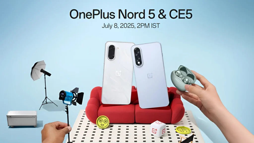 OnePlus Nord 5, CE 5 Specs and Colors Leaked Before Launch