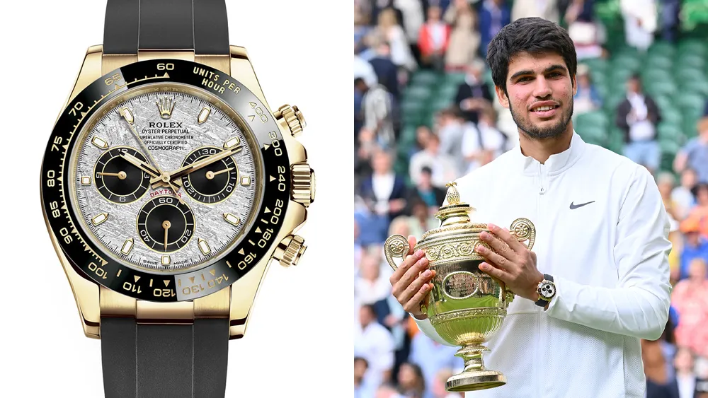 Sinner and Alcaraz Show Off Luxury Watches at Wimbledon