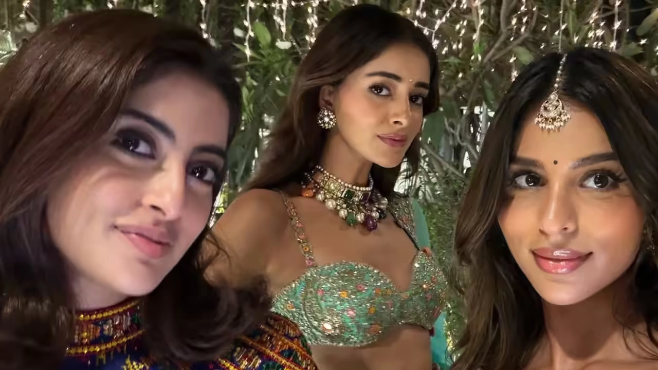 Suhana, Ananya and Navya Shine Bright in Diwali 2025 Glamour