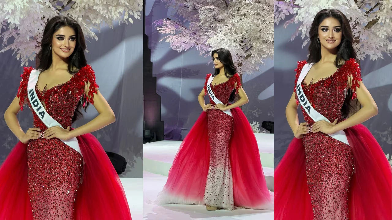 India's Miss Universe Shines in Dazzling Gown